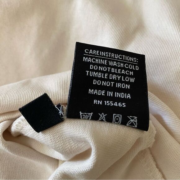 CHNGE Peace T-Shirt Off White Size XS - Picture 6 of 6